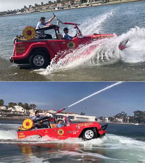 Watercar Unveils Worlds First Amphibious Fire Rescue Vehicle Can Hit
