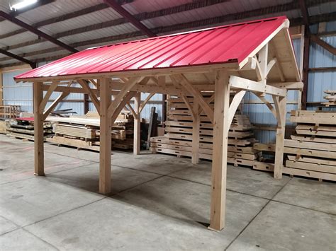 Timber Frame Pavilion 12x16′ Pioneers Pride