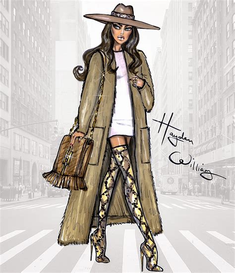 Hayden Williams Fashion Illustrations Style In The City By Hayden