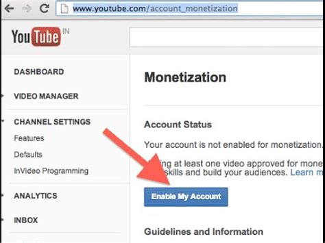 How To Enable Monetization In Your Youtube Channel To Earn Money 2015