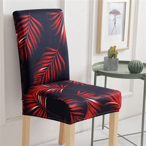 Chair Covers Soft Spandex Fit Stretch Short Dining Room Chair Covers