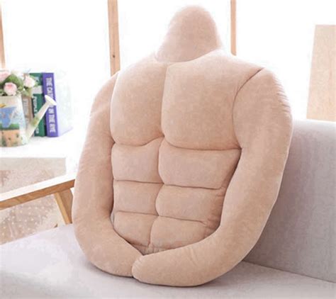 New Muscle Man Pillow Cushion Feelt