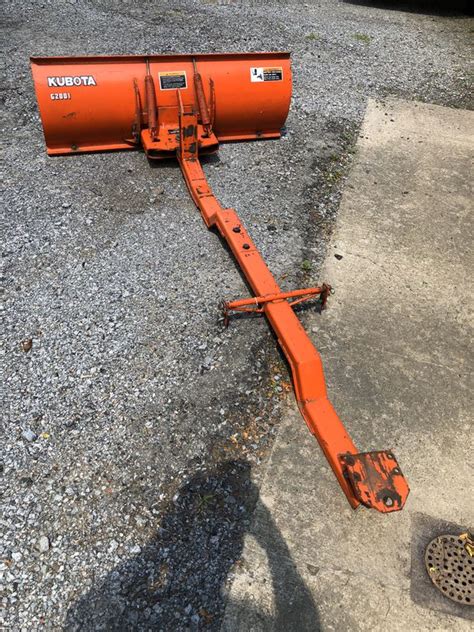 Kubota Snow Plow For Sale In Butler Pa Offerup