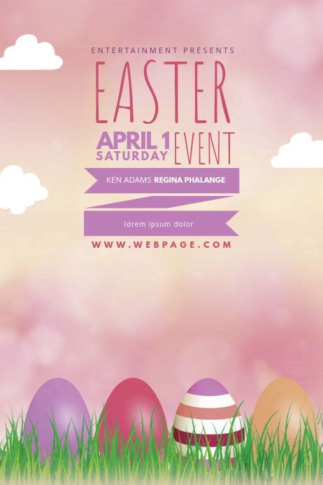 Easter Flyer Template In 2020 Easter Flyers Event Flyer Templates