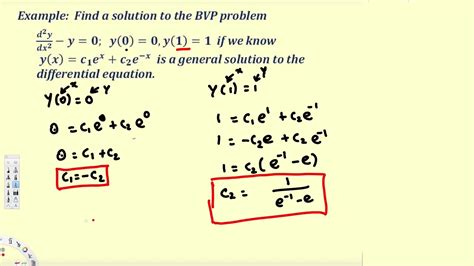 Intro To Boundary Value Problems Differential Equations 1 Youtube