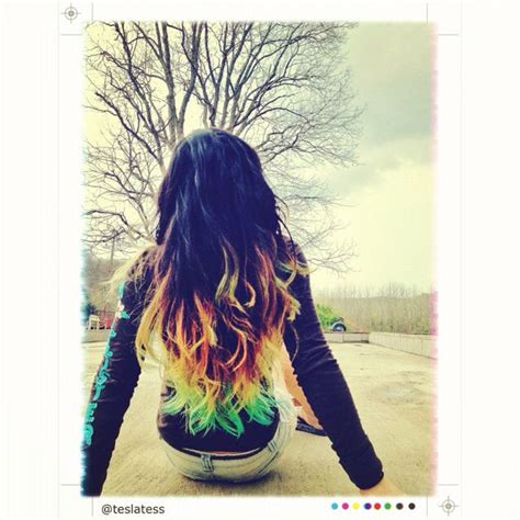 I'm quite happy with the result. #Ombre hair dip dyed with kool aid. if you have dark hair ...