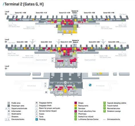 Munich Airport Reviews Terminal Map Munich Airport Airport Map Munich