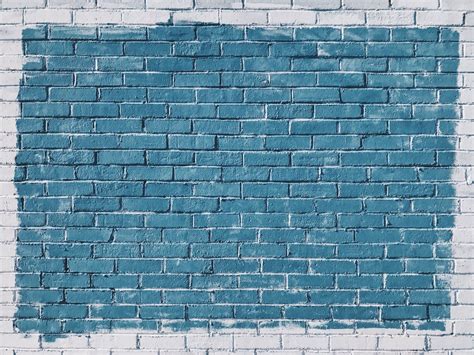 Gray Brick Wall With Paint Hd Wallpaper Wallpaper Flare
