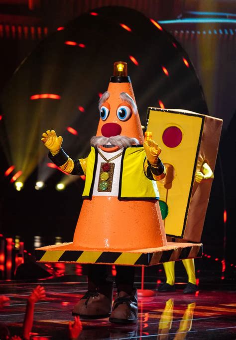 The Masked Singer Fans Expose Traffic Cone As Famous Actor After