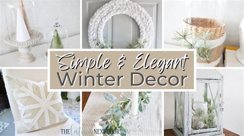 ️winter Decor Ideas After Christmas Decorating Ideas Winter Decor