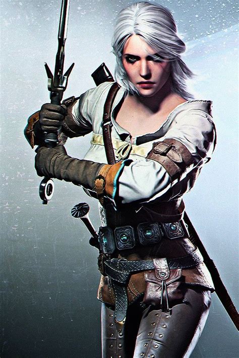 The Witcher 3 Wild Hunt Ciri Poster Etsy