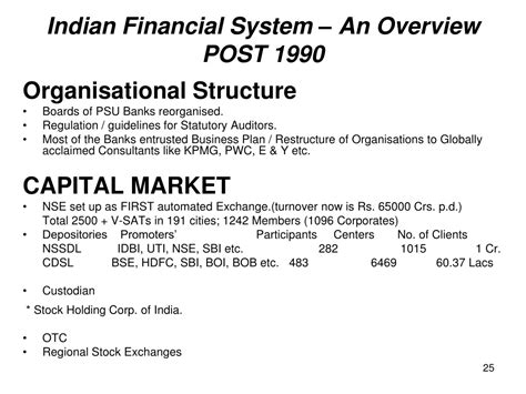 Ppt Indian Financial System An Overview Powerpoint Presentation