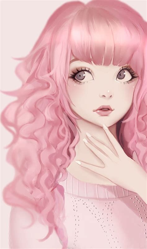 Aesthetic Anime Girls Pink Hair Wallpapers Wallpaper Cave