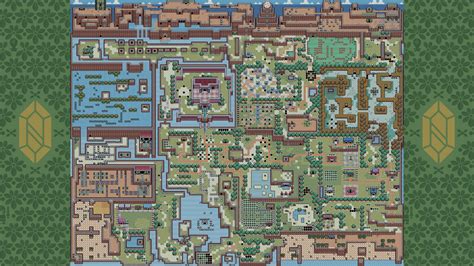 The Legend Of Zelda The Legend Of Zelda Links Awakening Map Rupee