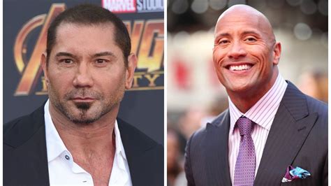 Dave Bautista Doesnt Think The Rock Is A Good Actor Project Casting