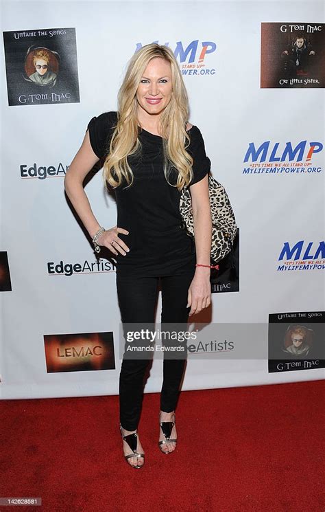 Actress Jennifer Woods Arrives At G Tom Mac S Cd Release Party For News Photo Getty Images