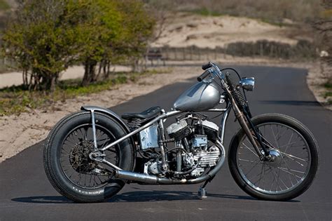 Harley 45 Flathead Motorcycle Bobber