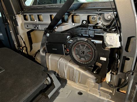 Bando Sub Installed On Base Bronco Sorta Bronco6g 2021 Ford