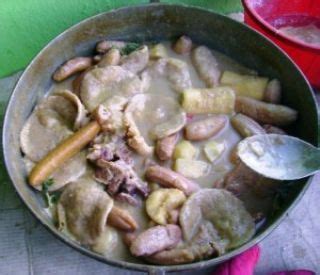 Maybe you would like to learn more about one of these? This recipe for Rondon (Run Down Soup) is from Recipes of ...