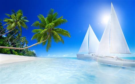 The blue windows 10 wallpaper is nice to look at, but it's more fun to choose the background you want on your laptop. Tropical Beache Wallpapers | HD Wallpapers | ID #13659