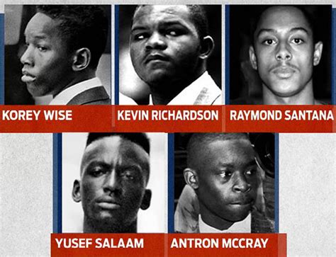 The central park five — kevin richardson, antron mccray, raymond santana jr., korey wise and yusef salaam — were the five black and latino men who were convicted and later exonerated of. Då dömda men oskyldiga ... - Michela Castellari