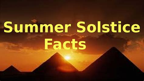 Top 20 Interesting Facts About Summer Solstice Youtube