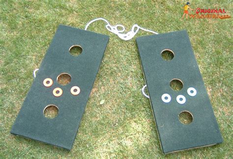 Washer,washer toss,how to build a washers game,. The Original Washers Toss Game - Three-Hole Carpeted ...