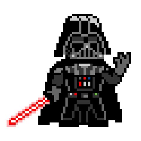 Darth Vader Home Décor With Magnetic Pixel Art Etsy