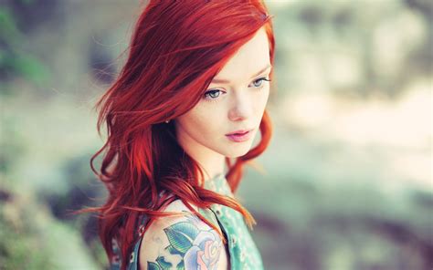 Redhead Women Tattoo Suicide Girls Wallpapers Hd Desktop And