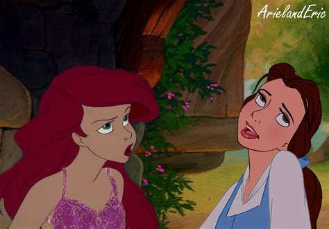 Another Ariel And Belle Fight Disney Crossover Photo 26580069 Fanpop