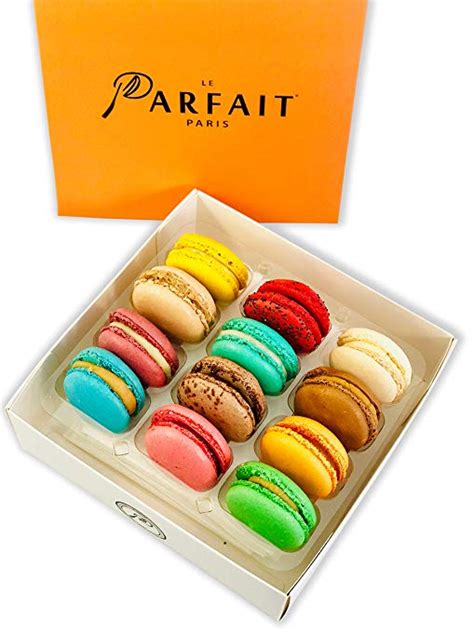 Sift the almond meal and icing sugar and salt together, discarding any almond lumps that are too big to pass through the sieve. Macaron Variety Box by Award Winning French Bakery Le Parfait Paris. Includes 12 Flavors, All ...