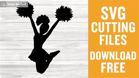 40+ Free Cheerleader Svg PNG Free SVG files | Silhouette and Cricut