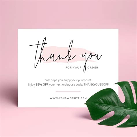 Download 48 Get Free Printable Business Thank You Card Template