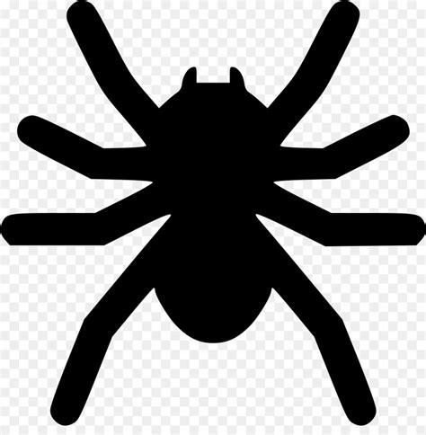 Stencil Spider Art Silhouette Spider Vector Png Download 512512