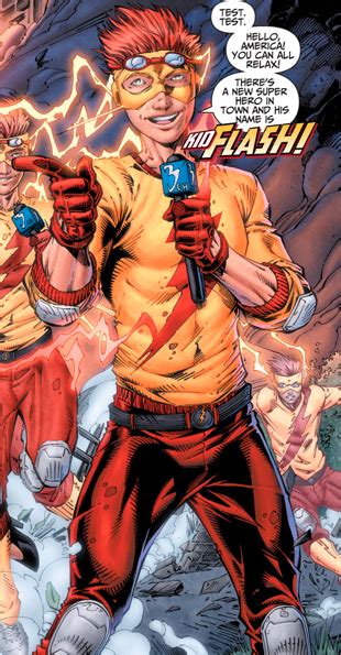 Hailing From The 30th Century Bart Allen Is The Grandson Of The Flash