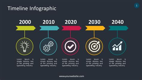 Timeline Infographic Template For Presentations