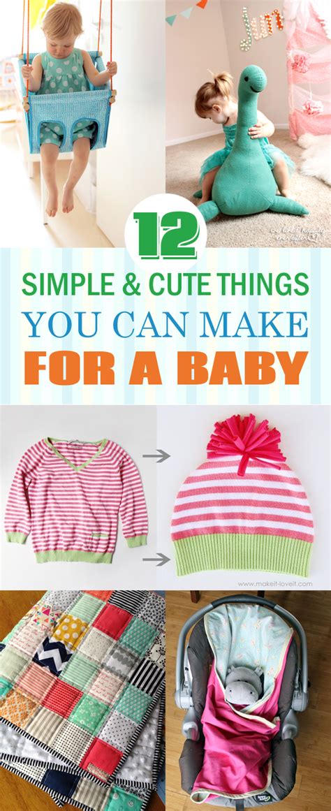 12 Simple And Cute Things You Can Make For A Baby