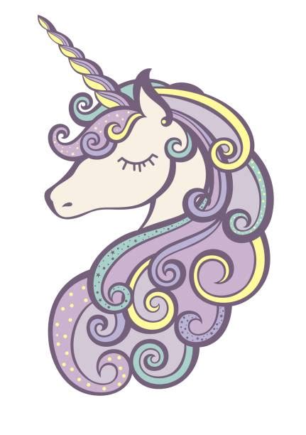 Best Unicorn Head Illustrations Royalty Free Vector Graphics And Clip