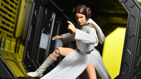 S H Figuarts Star Wars A New Hope Princess Leia Organa Review YouTube