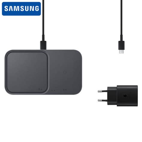Samsung 15w Wireless Charger Duo With 25w Pd Adapter And Type C Cable