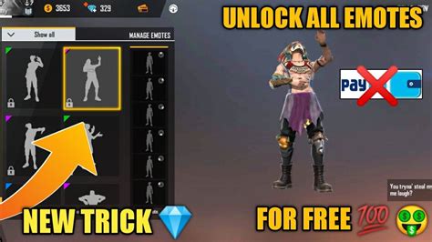Free emotes in freefire fully working hindi. How To Unlock All Emotes in Free Fire For FREE 💯 || Get ...