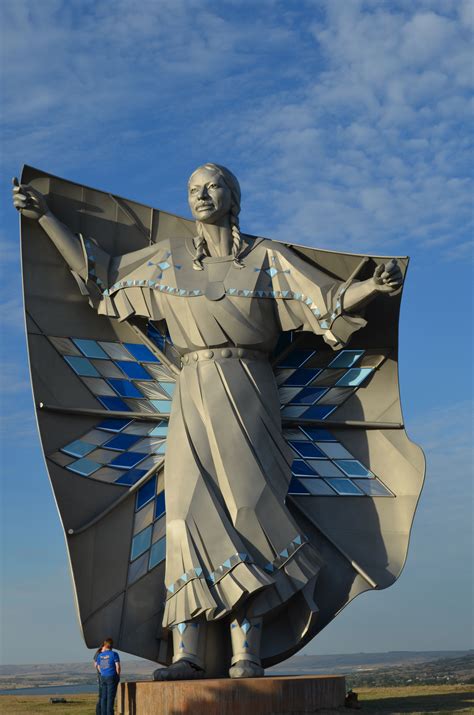Dignity in Chamberlain, South Dakota. This is an amazing statue right