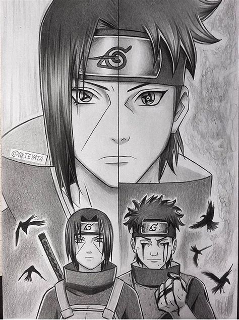Narutodrawing Dibujos De Anime Naruto Anime Sasuke De