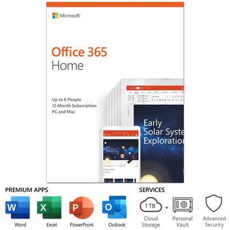 Microsoft Office 365 Home 6gq 01028 Bandh Photo Video