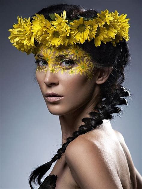 Maybe you would like to learn more about one of these? 25+ Coolest Floral Makeup Looks | Flower makeup, Creative ...