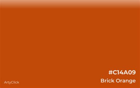 Brick Orange Color Artyclick