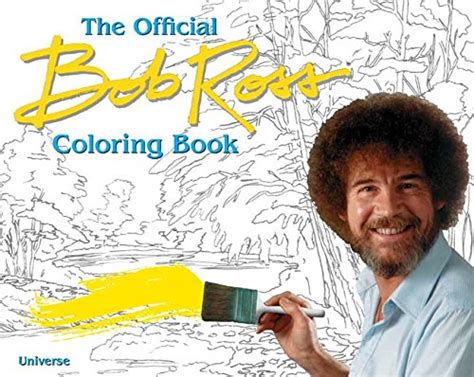 The Bob Ross Coloring Book Craft Book