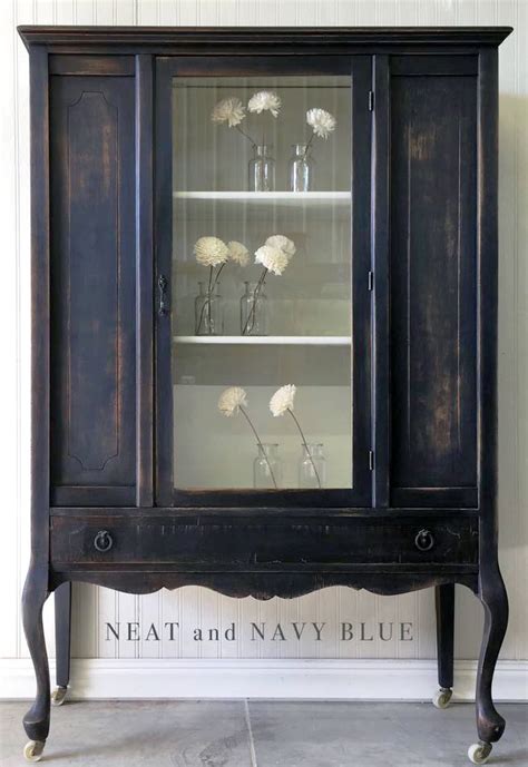 Discover navy blue paint with a strong resistance to atmospheric wear and tear and excellent covering ability to create smooth and uniform finishes shop alibaba.com for a whimsical selection of indoor and outdoor navy blue paint available as spray, brush, acrylic, epoxy, and polyurethane options. Distressed Lamp Black Hutch | General Finishes Design Center