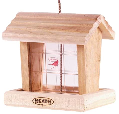 Heath 152 2 Hopper Bird Feeder 3 Lb Seed Cedar Wood Vshe6123251 152 2