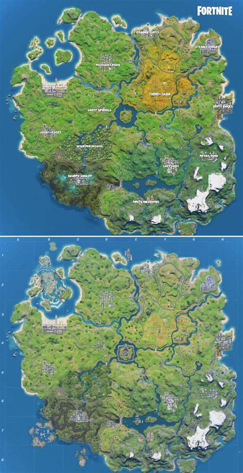 36 Top Photos Fortnite Season 5 Map Chapter 1 Fortnite Guide All The